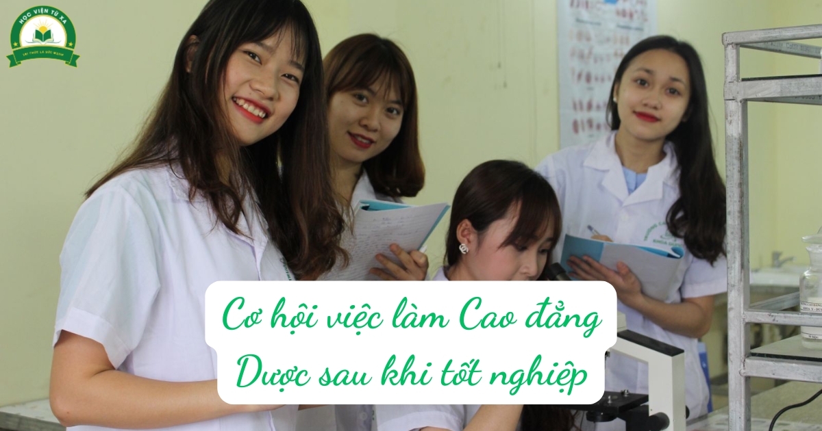 Cơ hội việc làm Cao đẳng Dược sau khi tốt nghiệp