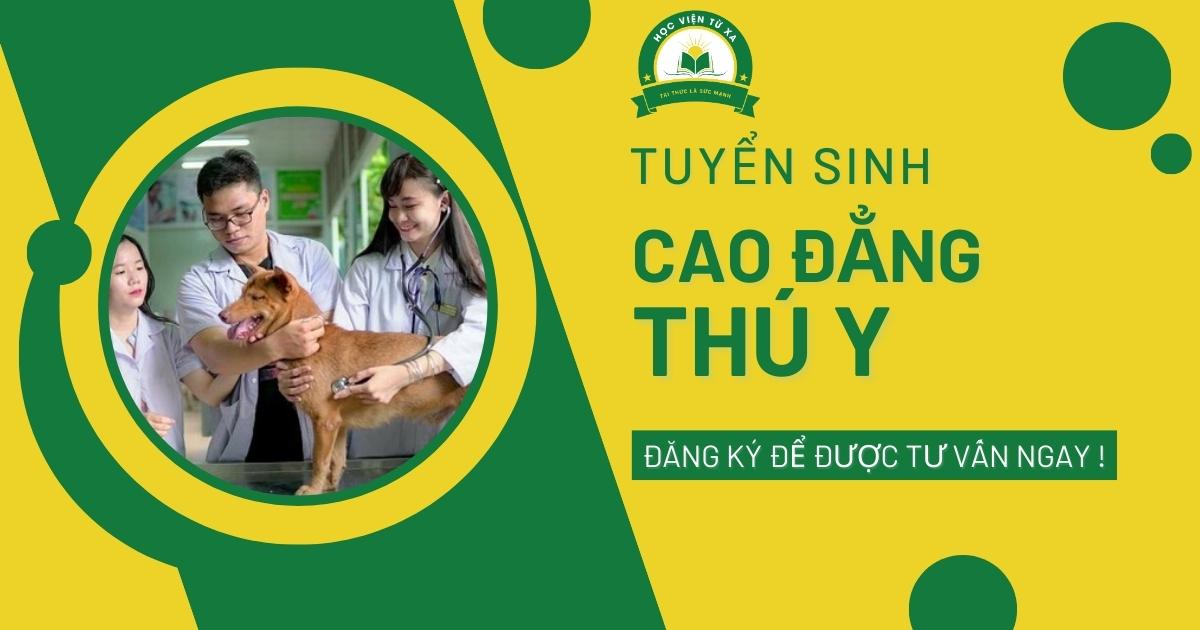 Tuyển sinh Cao đẳng Thú Y vừa học vừa làm