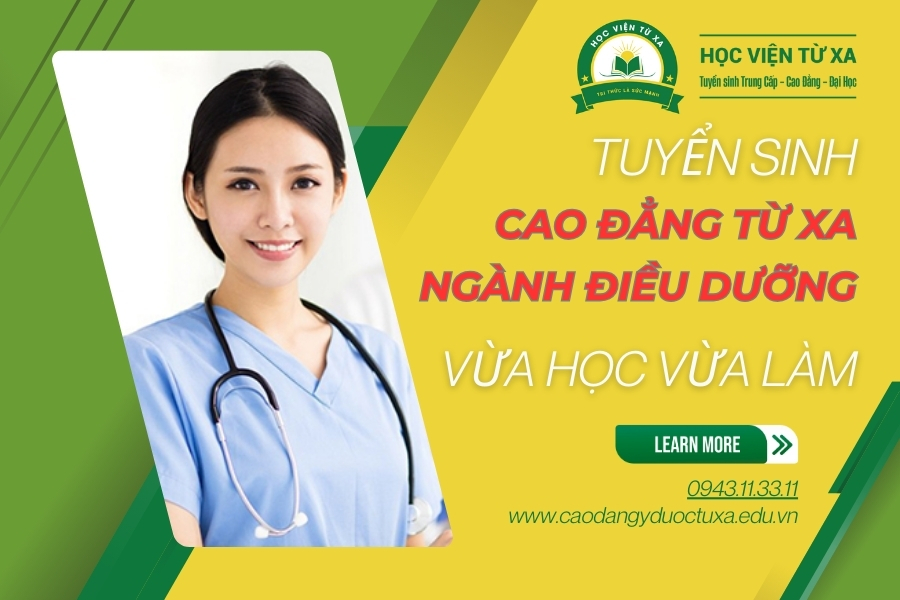 Tuyển sinh Cao đẳng từ xa ngành Điều Dưỡng