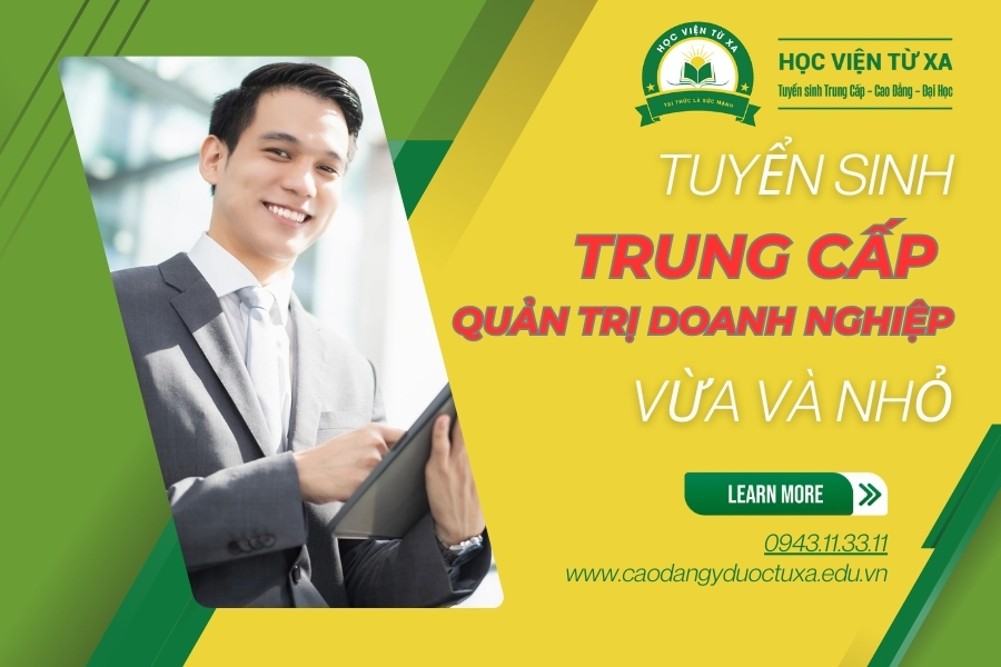 Tuyển sinh Trung cấp Quản trị doanh nghiệp vừa và nhỏ