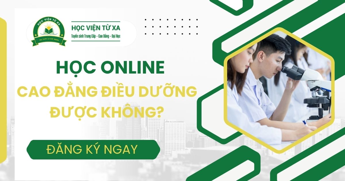 Học online Cao đẳng Điều dưỡng được không?