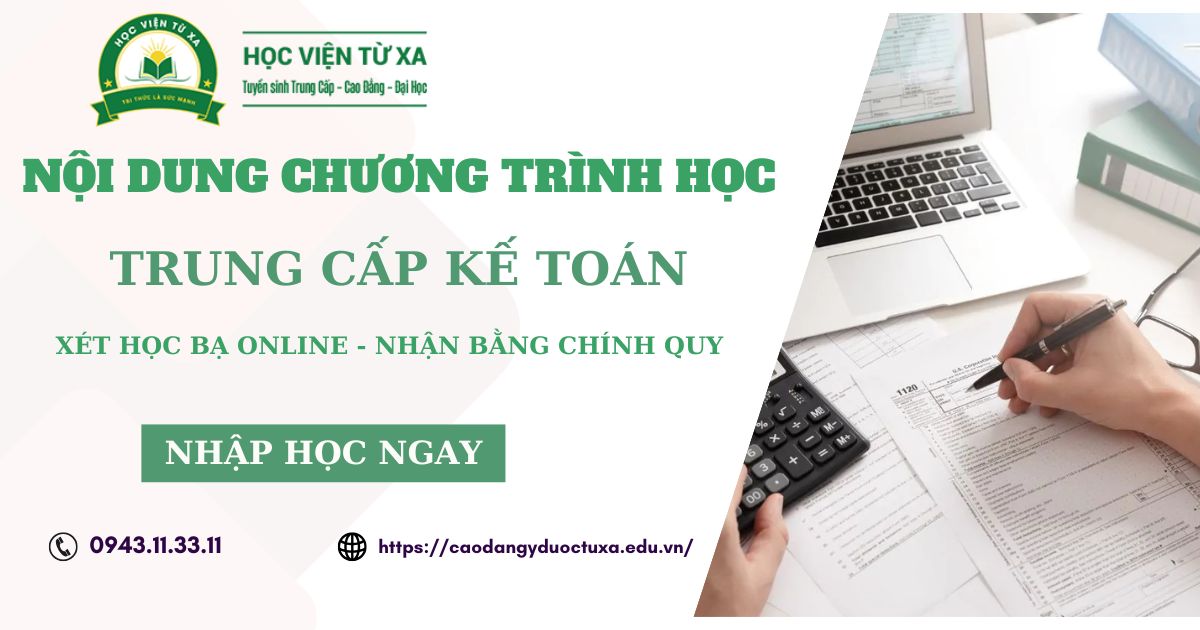 Trung cấp Kế toán học những gì?