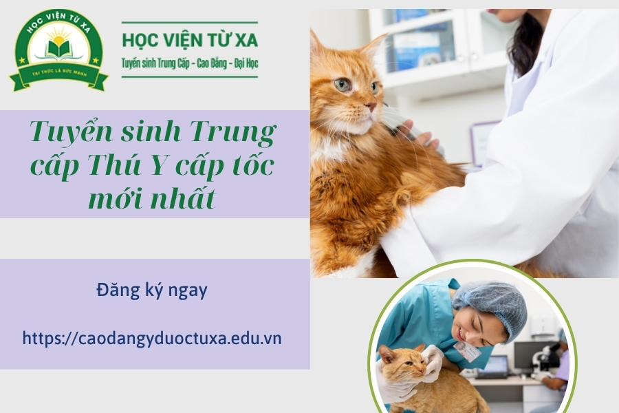 tuyển sinh Trung cấp Thú Y cấp tốc mới nhất