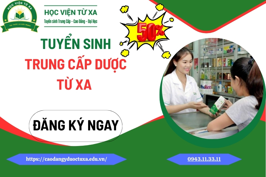 Tuyển sinh Trung cấp Dược từ xa