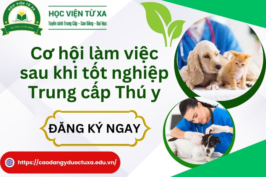 Cơ hội việc làm sau khi tốt nghiệp Trung cấp Thu y