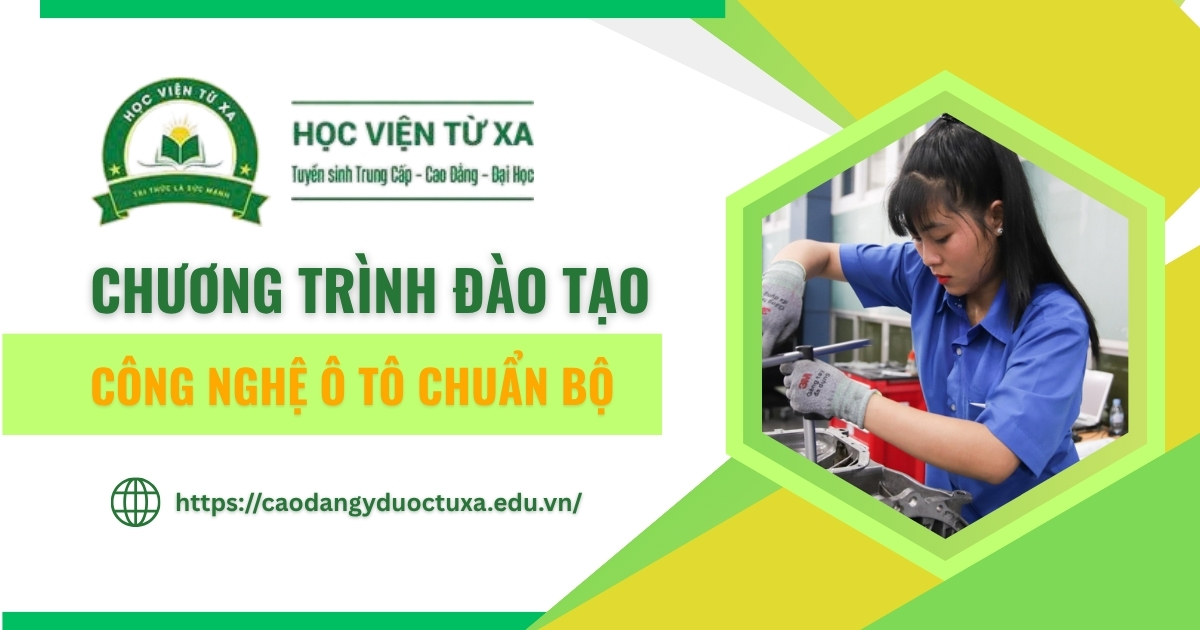 Chương trình đào tạo Công nghệ Ô tô chuẩn bộ
