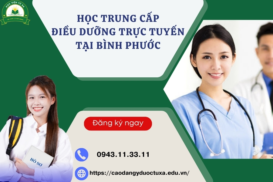 Học Trung cấp Điều dưỡng Trực tuyến tại Bình Phước
