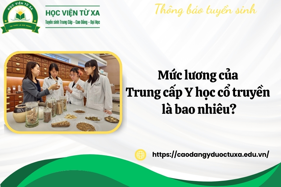 Mức lương của Trung cấp Y học cổ truyền là bao nhiêu?