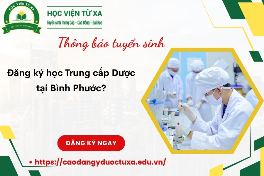 Đăng ký học Trung cấp Dược tại Bình Phước?