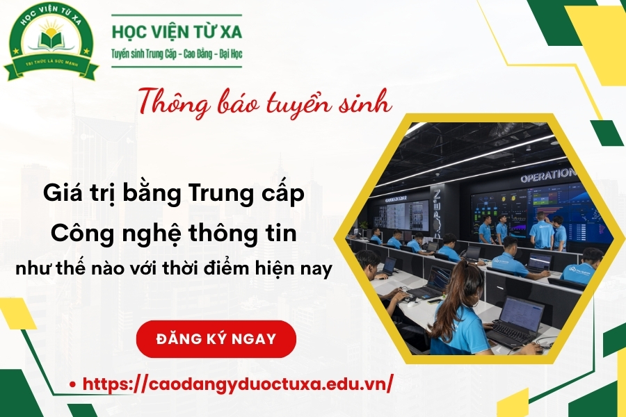 Giá trị bằng Trung cấp Công nghệ thông tin như thế nào với thời điểm hiện nay