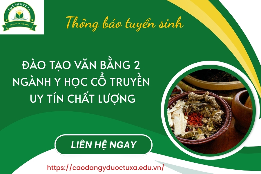 Đào tạo Văn bằng 2 ngành Y học cổ truyền uy tín chất lượng