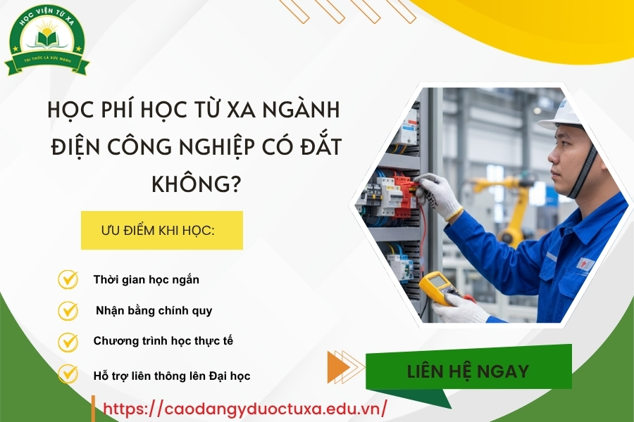 Học phí học từ xa ngành Điện công nghiệp có đắt không?