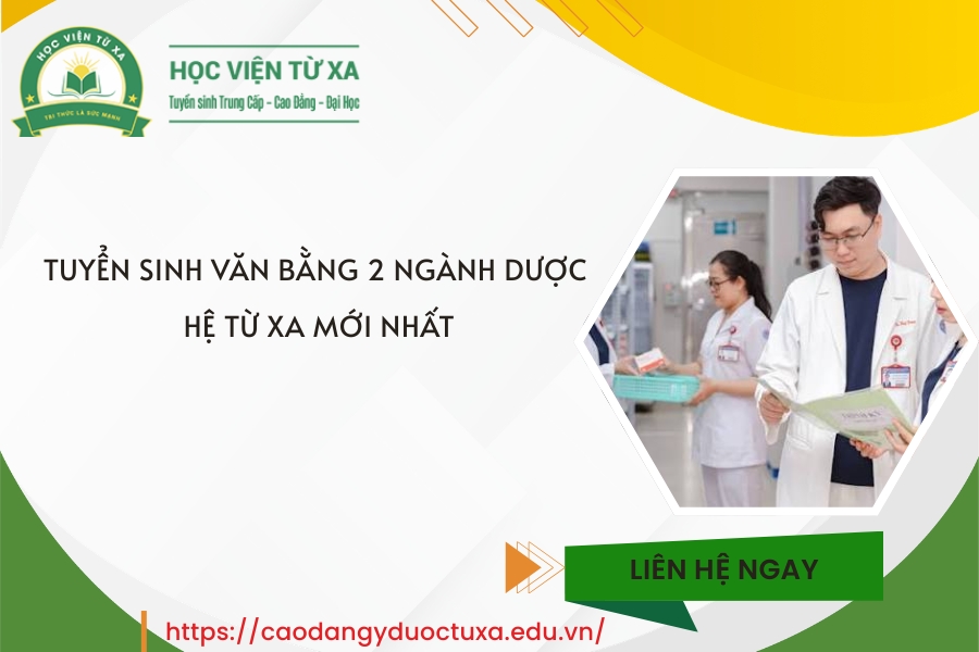 Tuyển sinh Văn bằng 2 ngành Dược hệ Từ xa mới nhất