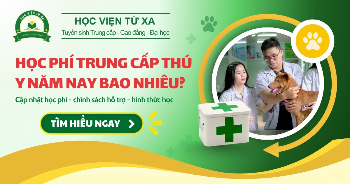 Học phí Trung cấp Thú y năm nay bao nhiêu