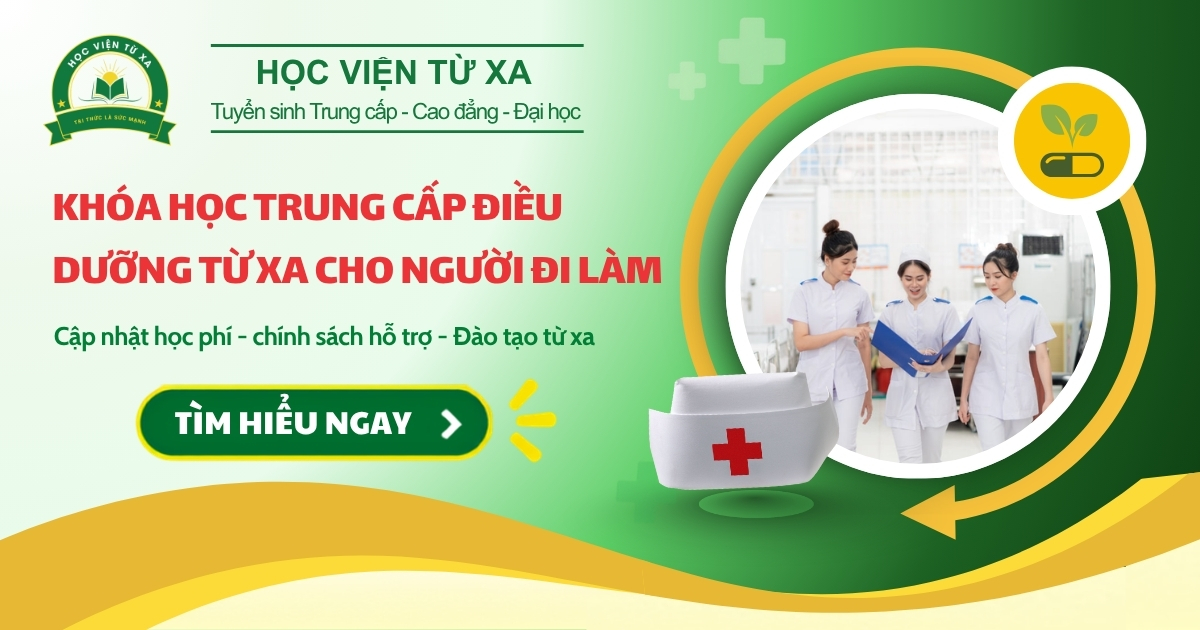 Khóa học Trung cấp Điều dưỡng từ xa cho người đi làm