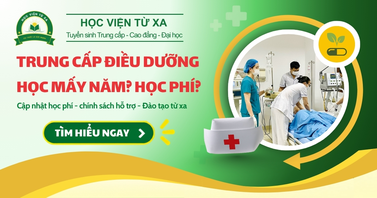 Trung cấp Điều dưỡng học mấy năm?