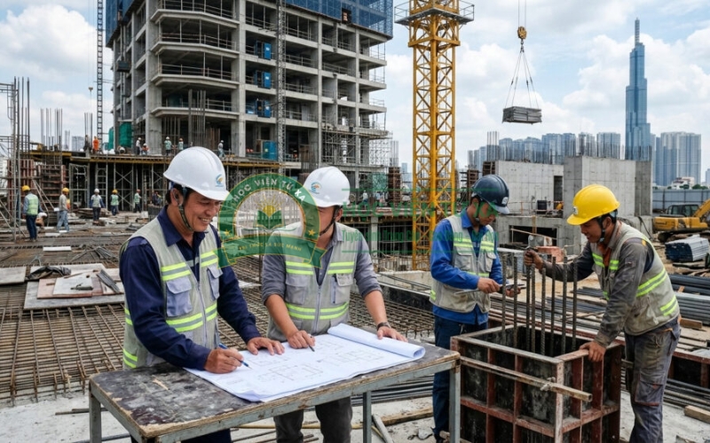 Chương trình đào tạo Trung cấp Xây dựng online ra sao?